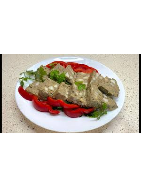 Паштет из свиной печени с сало, луком, чесноком 0.5 кг