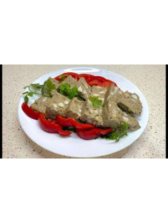 Паштет из свиной печени с сало, луком, чесноком 0.5 кг